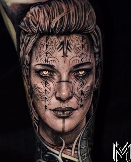 Tattoos - Matt Morrison Norse Goddess - 144558
